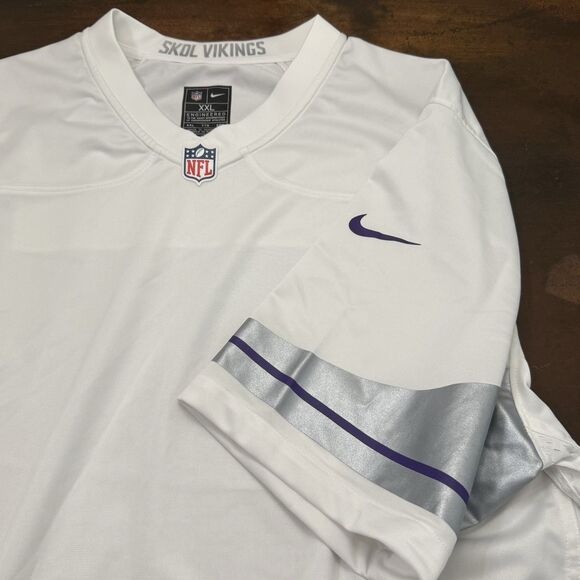 Minnesota Vikings NFL Nike Blank football Jersey Winter Warriors Men’s XXL sport - Picture 15 of 16